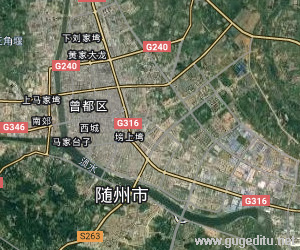 隨州市衛(wèi)星地圖