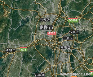 貴陽市衛星地圖