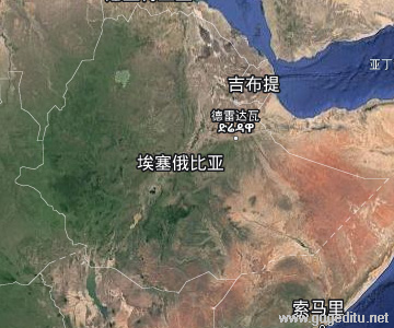埃塞俄比亞衛(wèi)星地圖